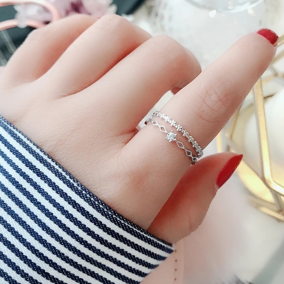 BohemianMermaid Jewelry - 🔥LAST 1🔥NEW DOUBLE LAYER RING